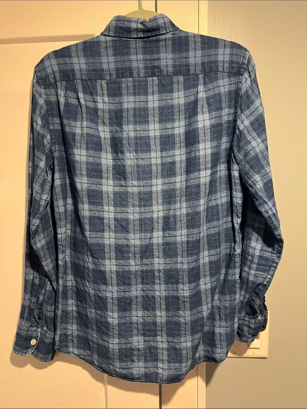 J. Crew Blue Plaid Button-Down Shirt